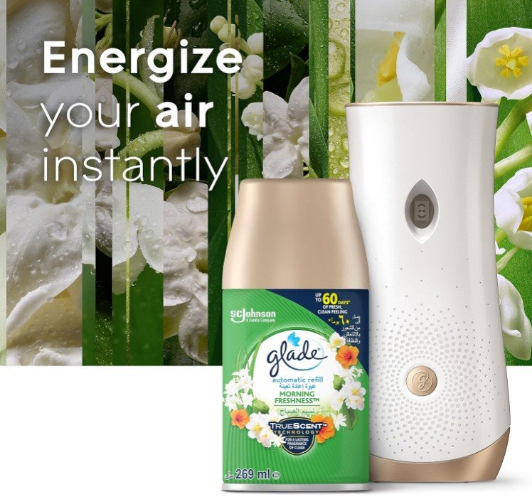 Glade 22119 Automatic Spray Refill - Morning Freshness, 269 ml