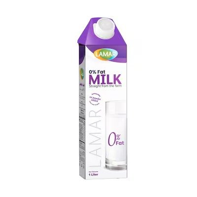 Lamar 0% Fat Milk - 1 Liter