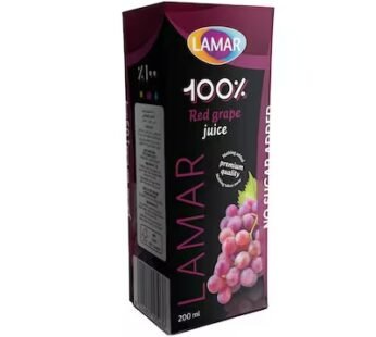 Lamar Red Grape Juice 100% – 200ml