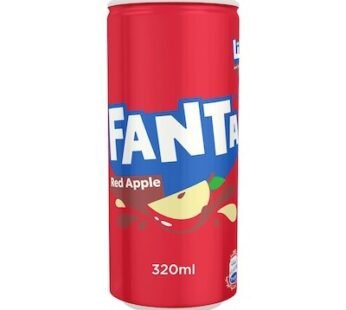 Fanta Red Apple Soft Drink Can – 320ml