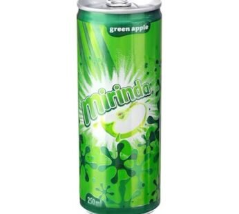 Mirinda Green Apple Flavour Carbonated Soft Drink – 240 ml