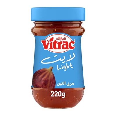 Vitrac Fig Light Jam - 220 gm