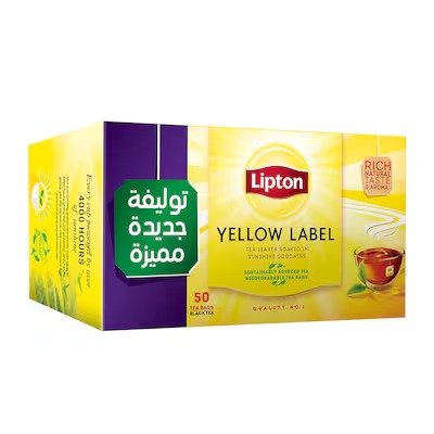 Lipton Yellow Label Black Tea - 50 Tea Bags