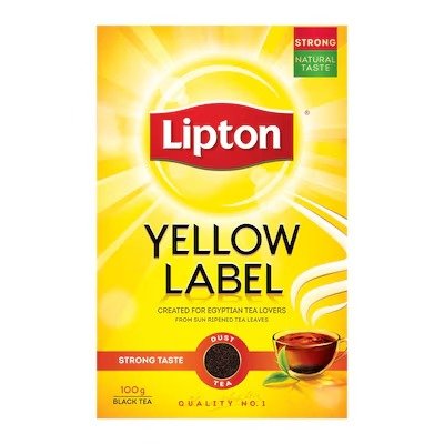 Lipton Yellow Label Black Dust Tea - 100 gram