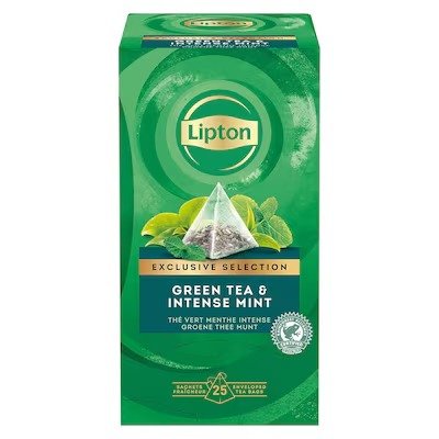 Lipton Exclusive Selection Green Tea & Intense Mint - 25 Tea bags