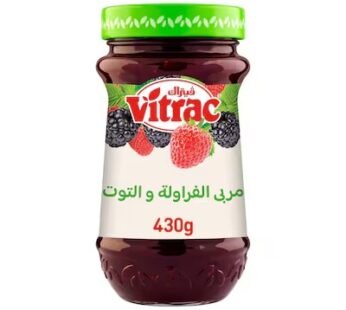 Vitrac Mix Strawberry and Raspberry Jam – 430 gm