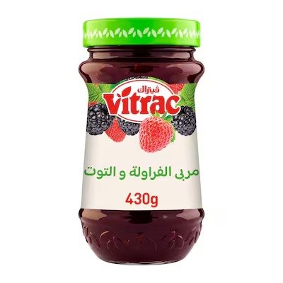 Vitrac Mix Strawberry and Raspberry Jam – 430 gm