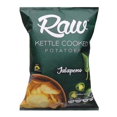 Raw Sour Jalapeno Kettle Cooked Potatoes - 100 gm