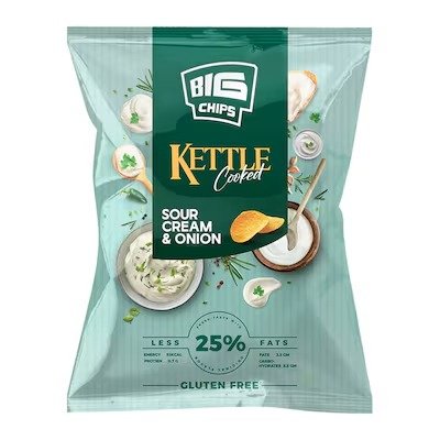 Big Chips With Sour Cream - 100 Gm