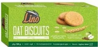 Lino Oat Bisc W Apple and Cinnamon - 180 gm