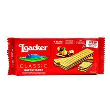 Loacker Napoliteaner Wafer with Nut - 45 gm