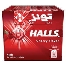 Halls Cherry Candy - 22.4 gram - 20 Pieces