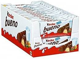 Kinder Bueno Milk And Hazelnut Chocolate - 43 gram - 30 Count