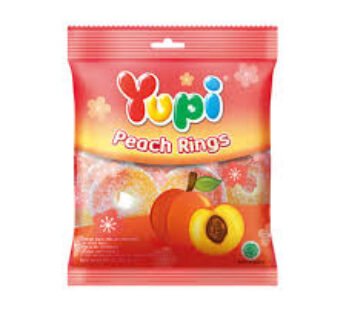 Yupi Peach Rings Gummy Candy – 40 gm