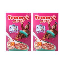 Temmy's Fruit Rings Cereal box - 25 gram