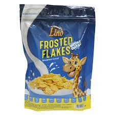 Lino Frosted Flakes Breakfast Cereals With Oats Sachet - 250 gram