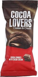 Cocoa Lovers Wafer With Cocoa Cream - 4 Pieces x 1 Pack