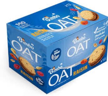 Bimbo Oat Biscuits with Raisin – 12 Pieces