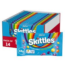Skittles Tropical Candy - 38 gram - 14 Pieces