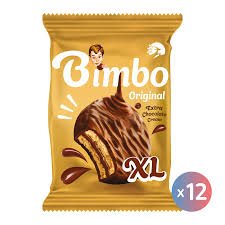Bimbo XL Biscuit Chocolate Coated - 12 Pieces