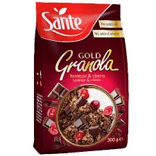 Sante Gold Granola Brownie and Cherry - 300 gram