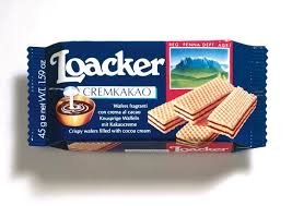 Loacker Wafer with Cream Cocoa - 45 gm