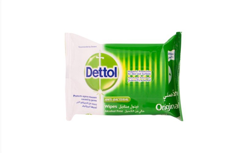 Dettol Original Anti Bacterial Wipe -20P Dettol Original Anti Bacterial Wipe -20P