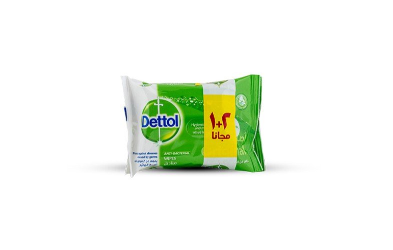 Dettol Wipes Original 20w -2+1Free