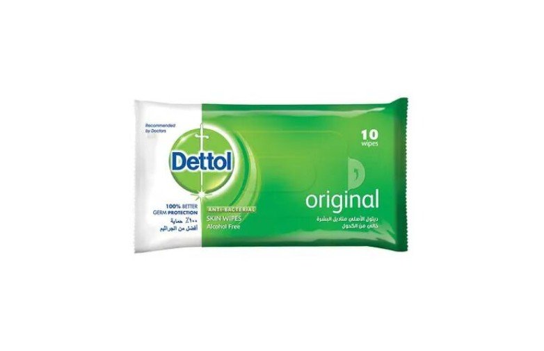 Dettol Wipes Original-10Pcs (2+1 Free)