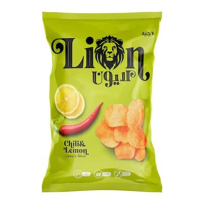 Lion Chips with Chili & Lemon - 65 gram