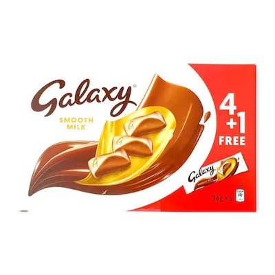 Galaxy Milk Chocolate Bar – 36 gram – 5 Pieces