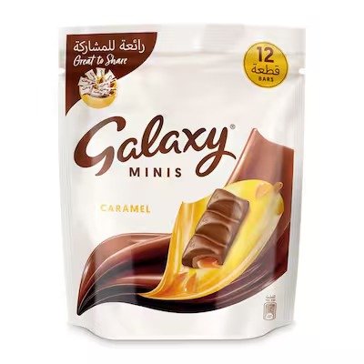 Galaxy Minis Caramel Chocolate - 182 gram - 12 Pieces