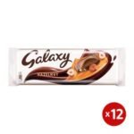 Galaxy Hazelnut Chocolate Bar - 80 Gram - 12 Pieces