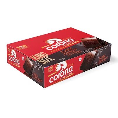 Corona Dark Chocolate - 60 gram - 6 Pieces