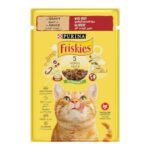 Purina Friskies Cat Food With Beef In Gravy - 85 gm