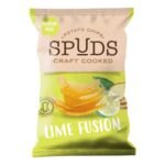 Spuds Potato Chips with Lime Fusion Flavor - 94 gram