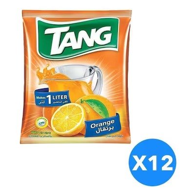 Tang Orange Powder Drink - 25 grams - 12 Pieces