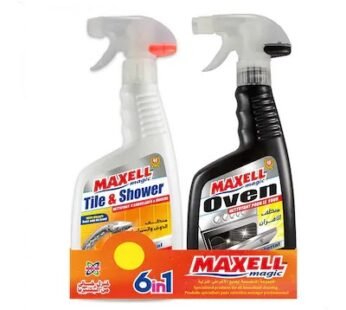 Maxell Magic Oven Cleaner – 500 ml + Tile & Shower Cleaner – 500 ml