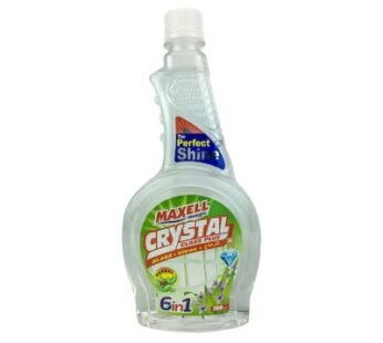 Maxell Magic Crystal Liquid Glass and Window Cleaner with Herbal Scent Refill Bottle – 700 ml