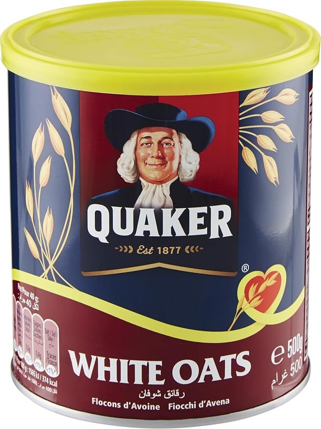 Quaker White Oats, 500g