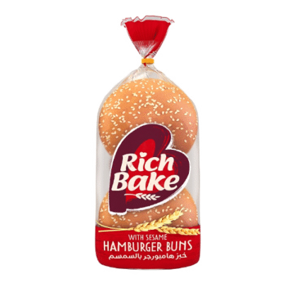 Rich Bake Sesame Hamburger Bun - 60g