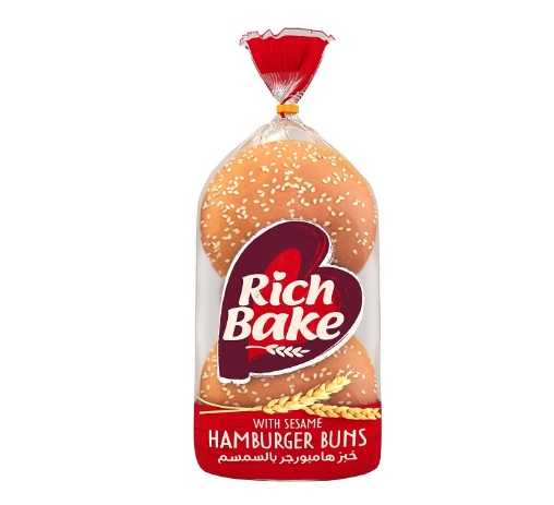 Rich Bake Sesame Hamburger Bun – 60g