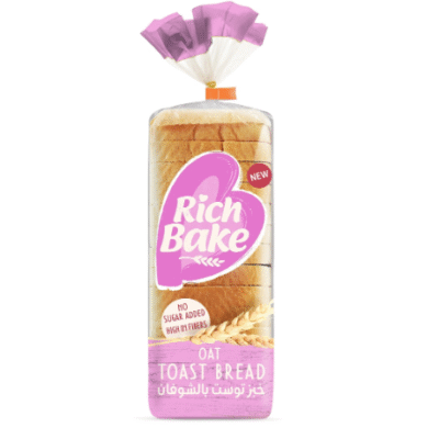 Rich Bake Toast W. Oats - 500g