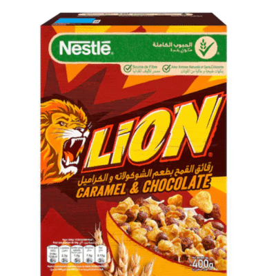 Nestle Lion Breakfast Cereals with caramel and chocolate - 400 gram