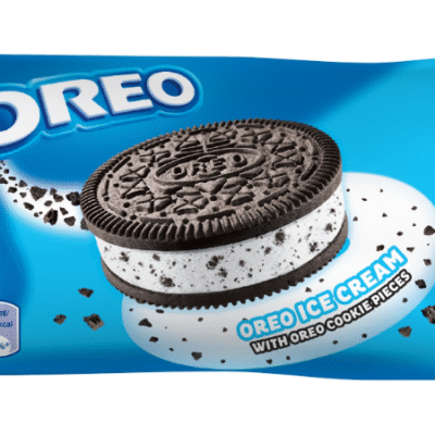 | **Attribute** | **Details** | | ------------------------- | --------------------------------------------------------------------------- | | **Product Name** | Oreo Chocolate Sandwich - 135ml | | **Weight** | 135ml | | **Shelf Life** | 12 Months (when stored below -18°C) | | **Storage Instructions** | Store in a freezer at or below -18°C | | **Whipping Instructions** | Not applicable – ready-to-eat | | **Usage Suggestions** | Enjoy as a mid-day snack, dessert topper, or frozen indulgence on a hot day |