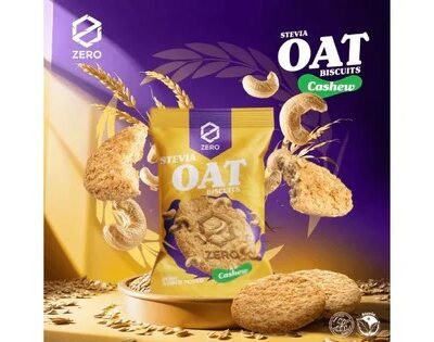 Zero Cashew Stevia Oat Biscuits 30g