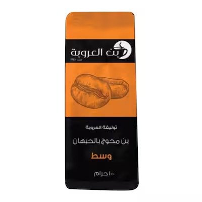 Orouba Medium Coffee with Cardamom - 100 gm