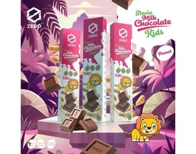 Zero Kids Stevia Dark Chocolate With Peanut 25g