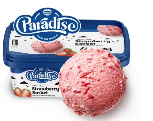 Paradise Strawberry Ice Cream - 850ml