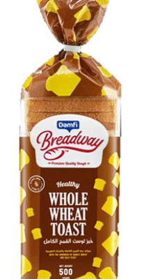 Breadway Whole Wheat Brown Toast - 500g